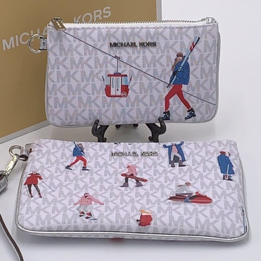 MICHAEL KORS JET SET GIRLS MULTIFUNCTIONAL WRISTLET TRIO BRIGHT WHITE MULTI - Picture 12 of 16